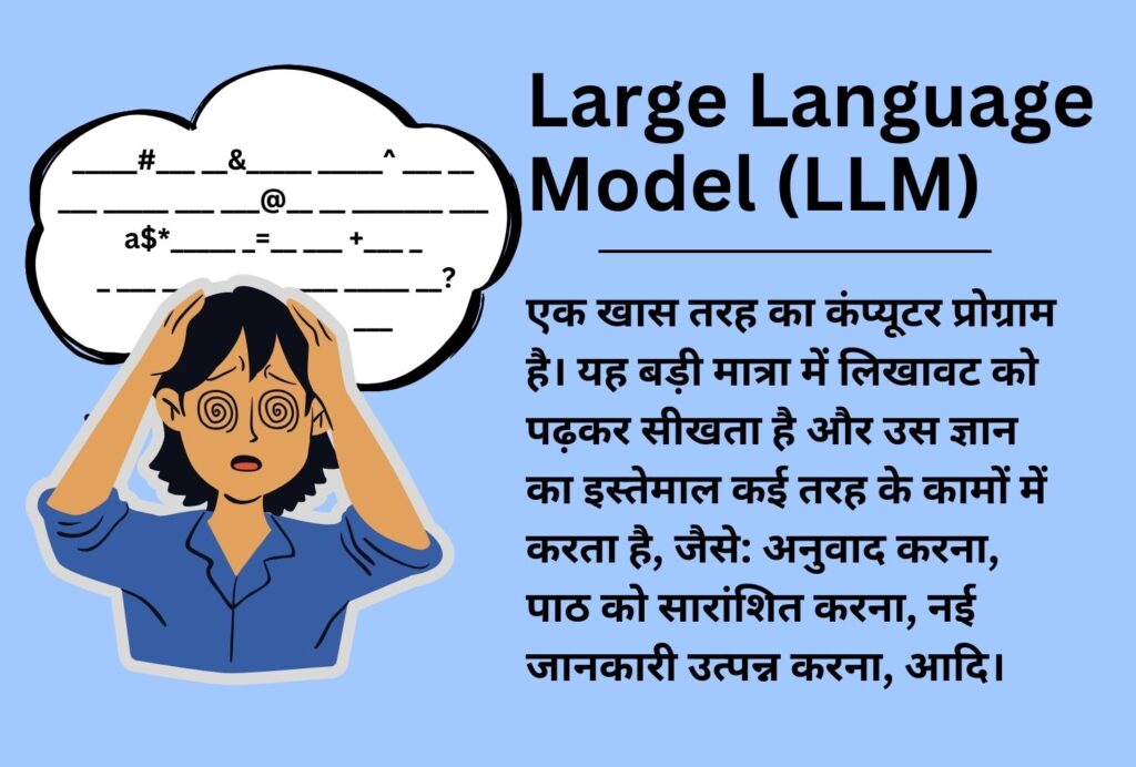 What is Large language model in Hindi