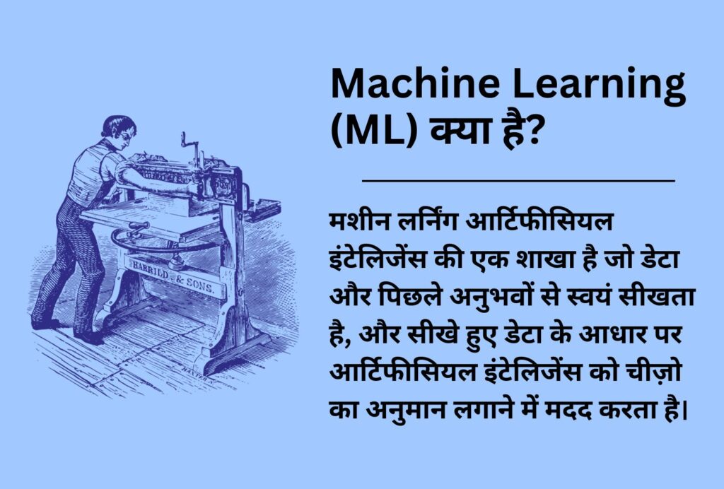 What is Machine learning explain in Hindi language